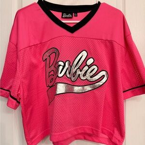 Barbie Pink and Black Kids Jersey